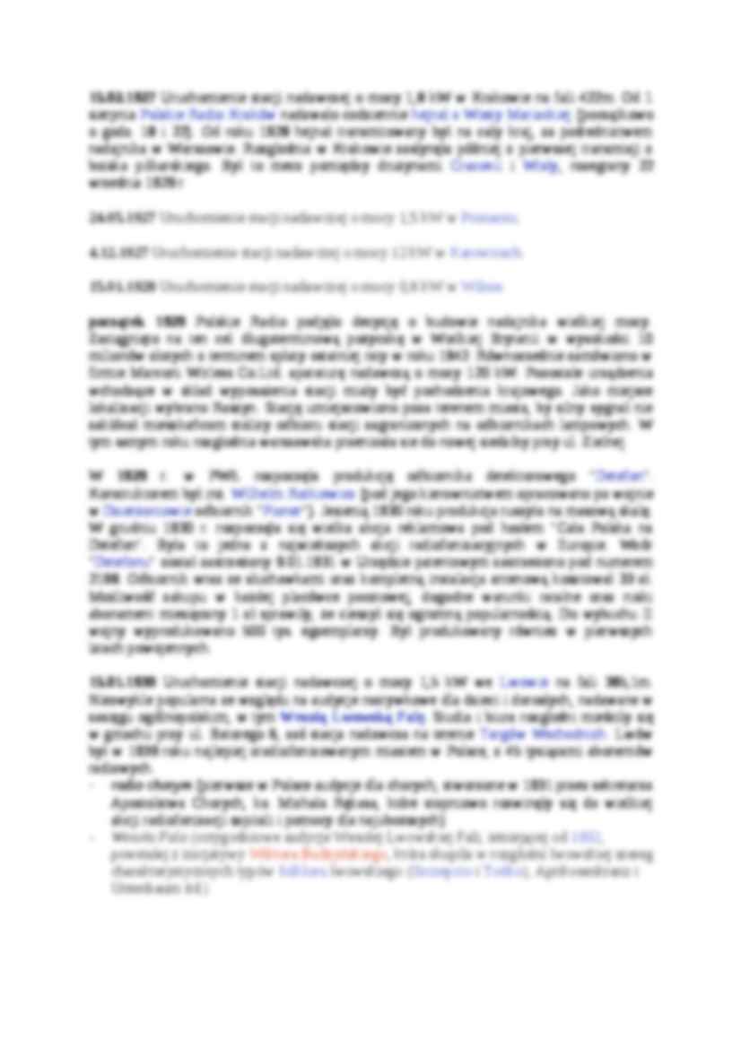 Radia i TV, Historia radia - strona 3