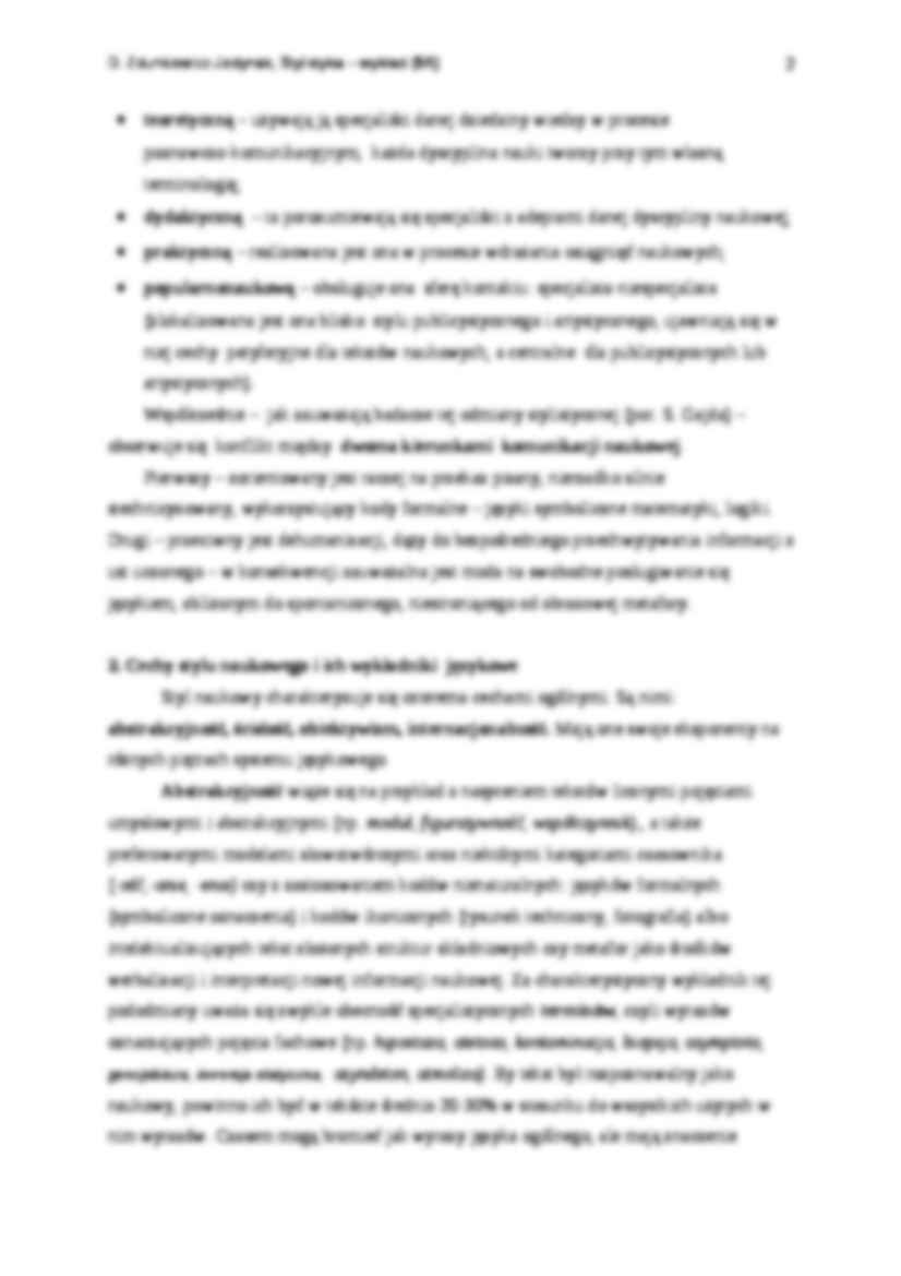 Styl naukowy - strona 2