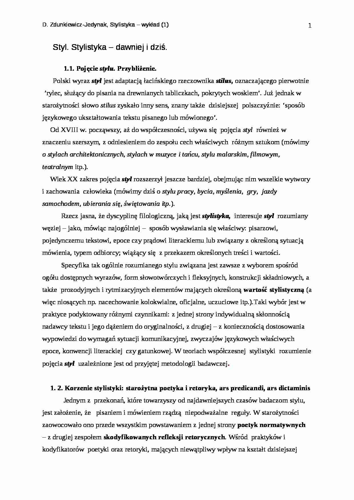 Styl - strona 1