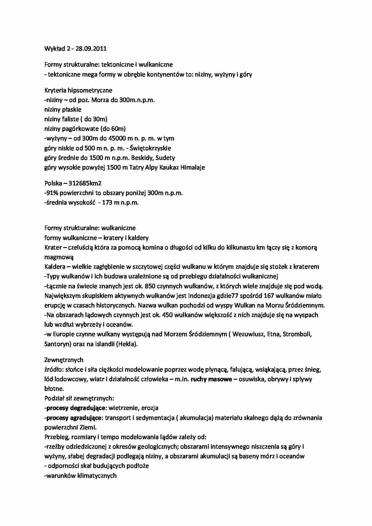 Fizjografia - wykład 2 - strona 1