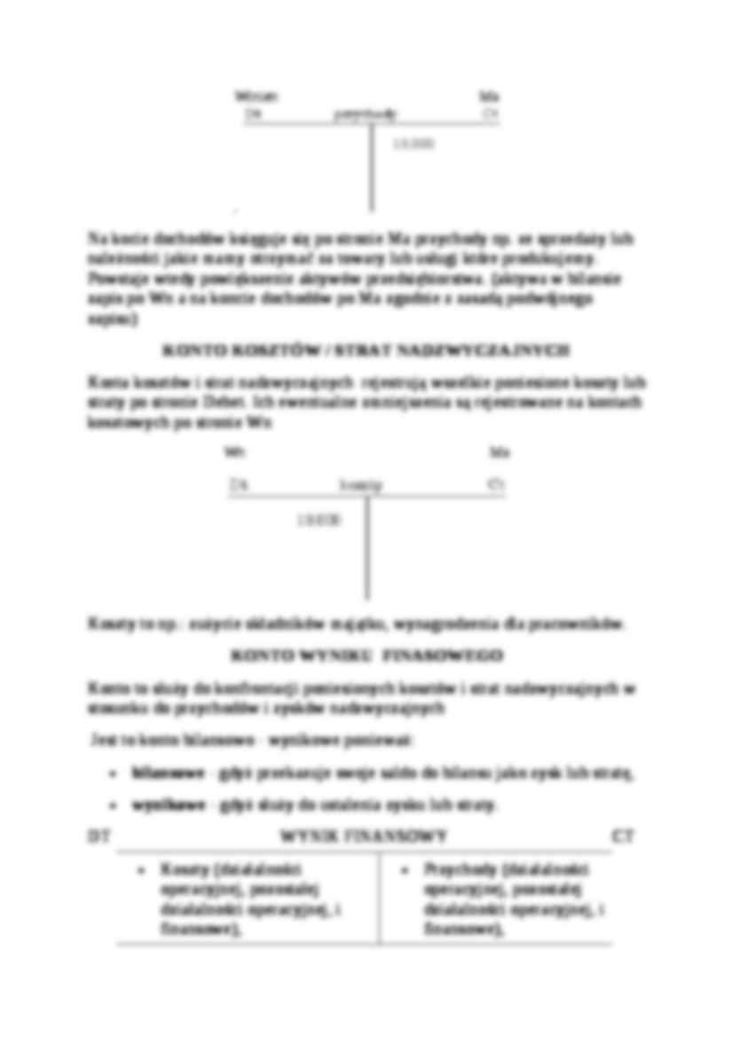 konta wynikowe - wykład - strona 2