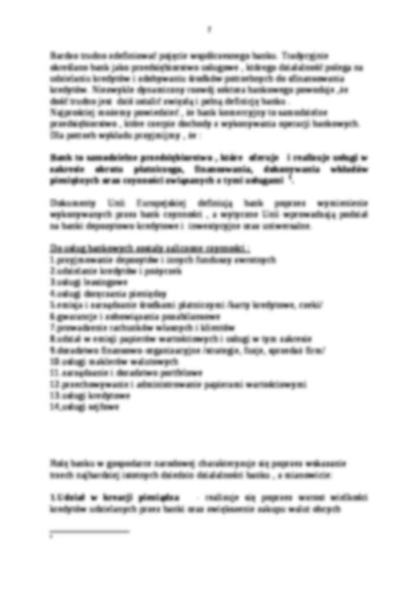 bankowość - modele - wykład - strona 2