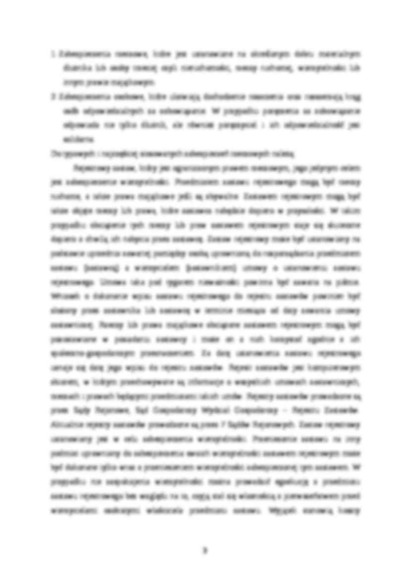 Wykład - prawne formy zabezpieczenia kredytu - strona 3