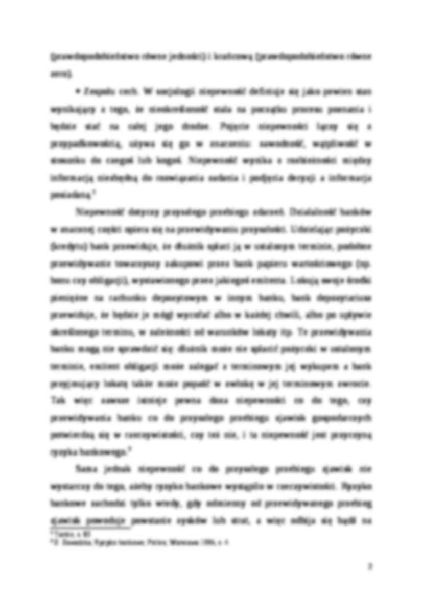 Wykład - zarządzanie ryzykiem kredytowym - strona 2