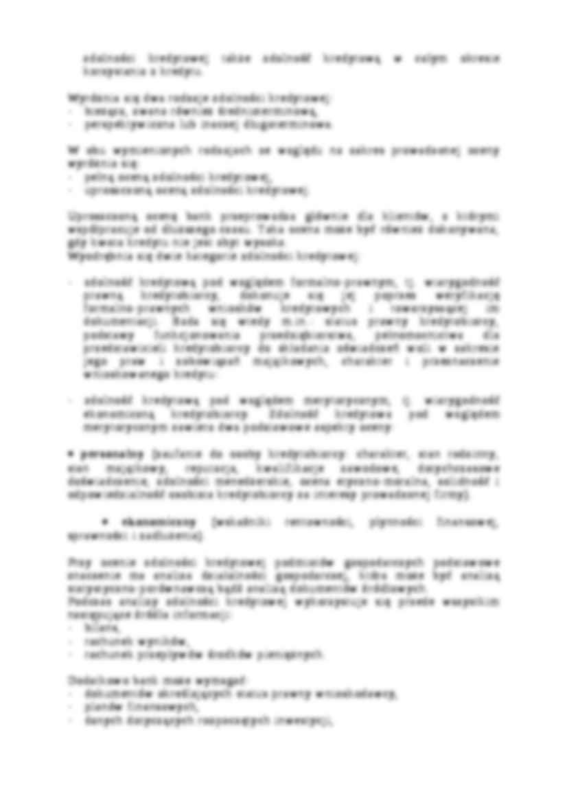 Badanie zdolnośći kredytowej osób prawnych - wykład - strona 3