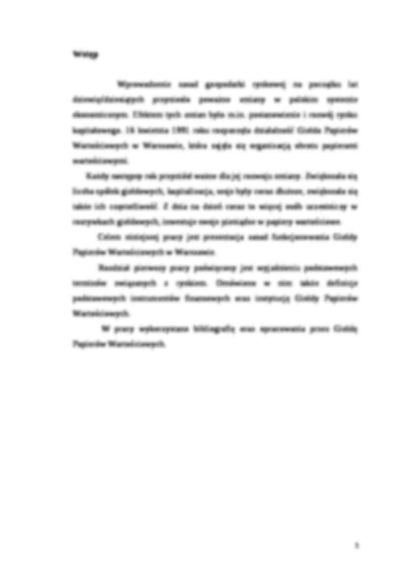 Giełda papierów warto_ściowych w Warszawie - wykład - strona 3