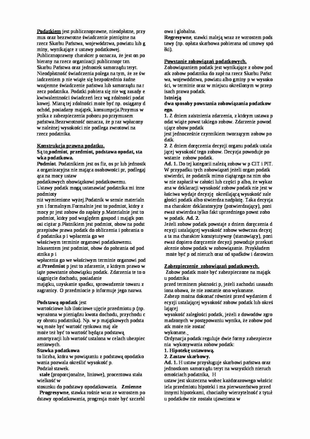Podatki - wykład - strona 1