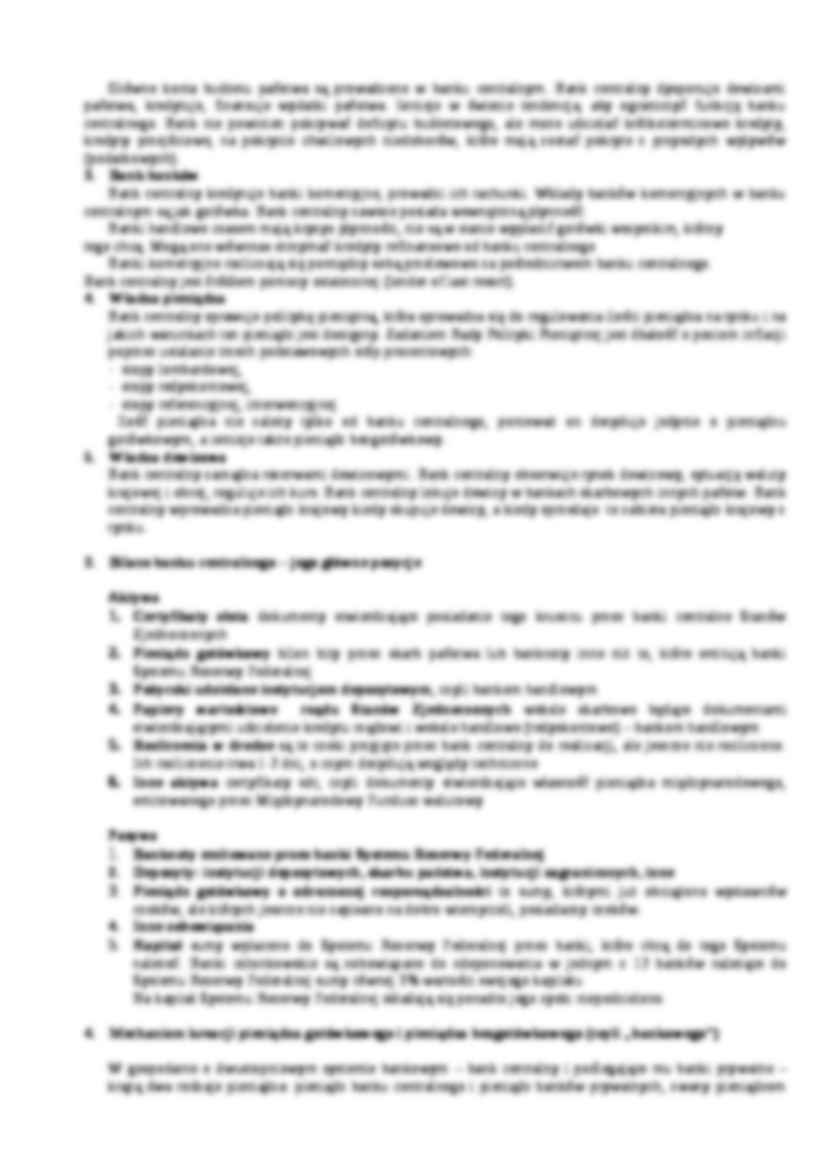Polityka pieniężna - wykład - strona 2