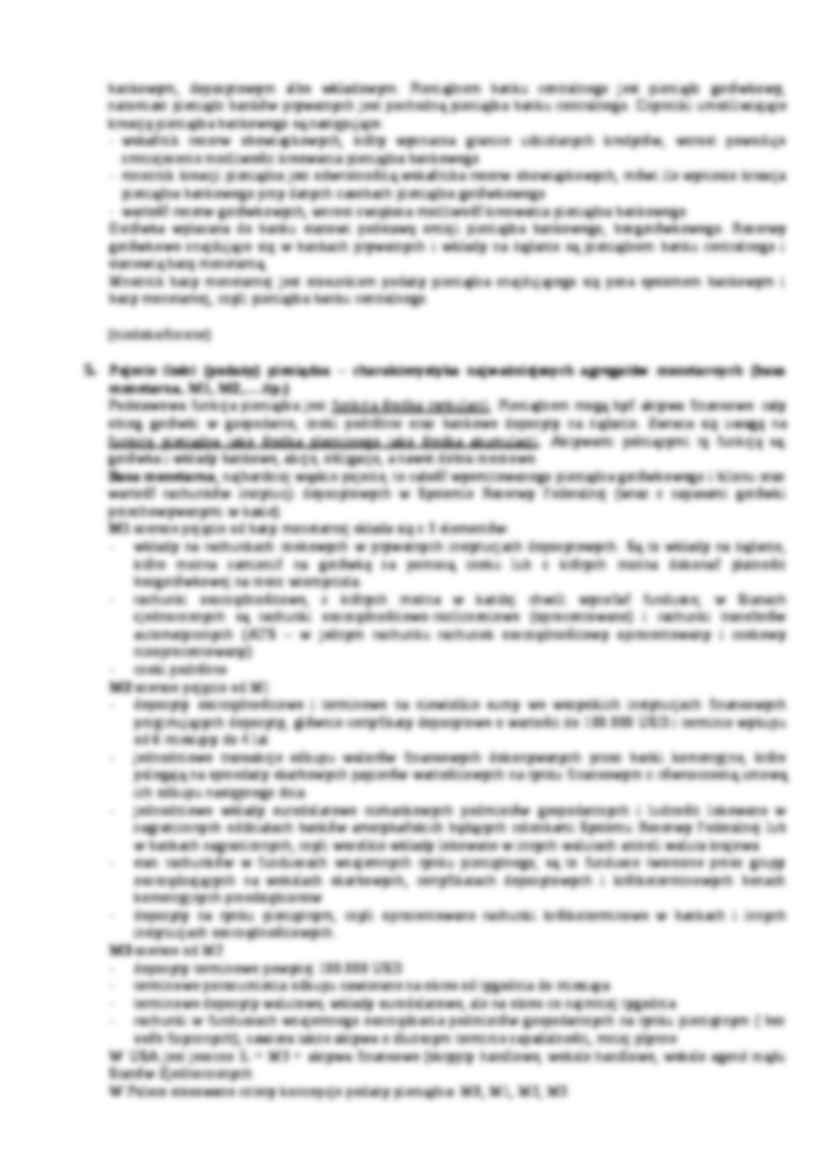 Polityka pieniężna - wykład - strona 3