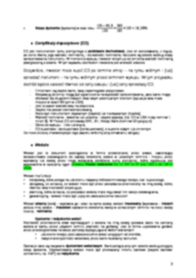 Rynki finansowe - wykład - strona 3