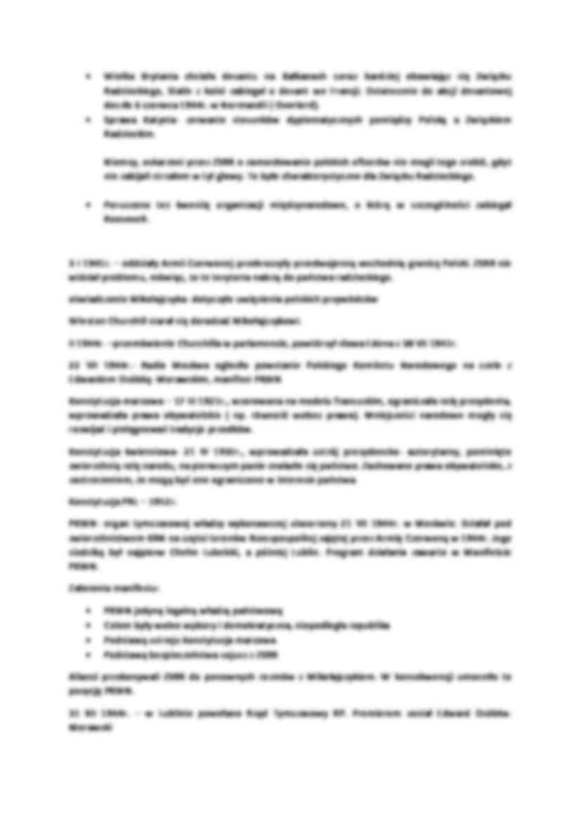 Polityka zagraniczna Polski w okresie II wojny świ - strona 2