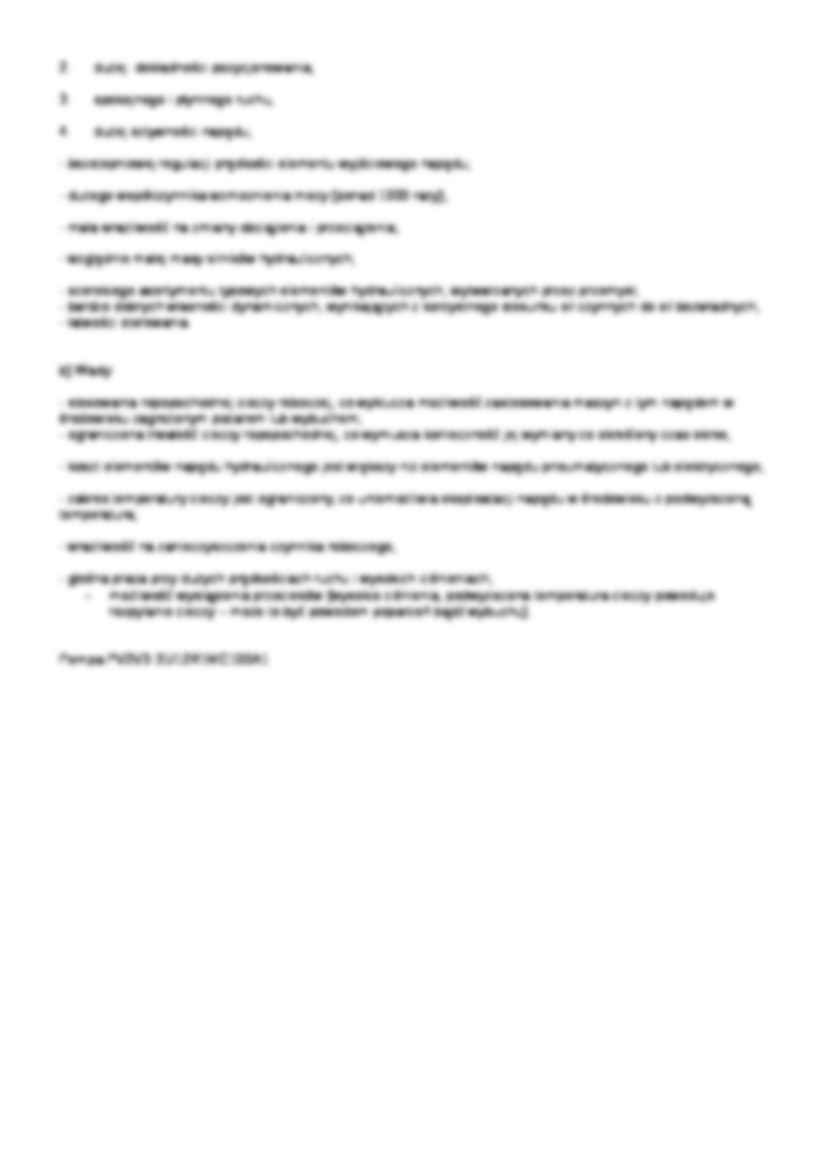 Sprawozdanie napedy  - Napęd hydrauliczny - strona 2