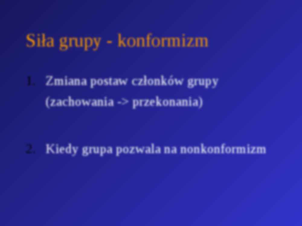 grupa i wpływ grupy - prezentacja - strona 2