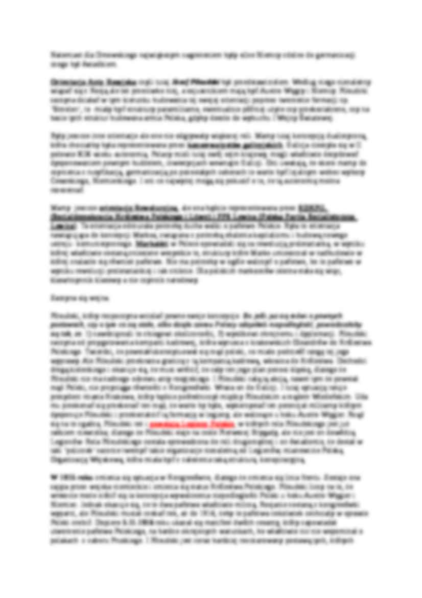 Historia Polityczna Polski XX wieku - wykład - strona 3