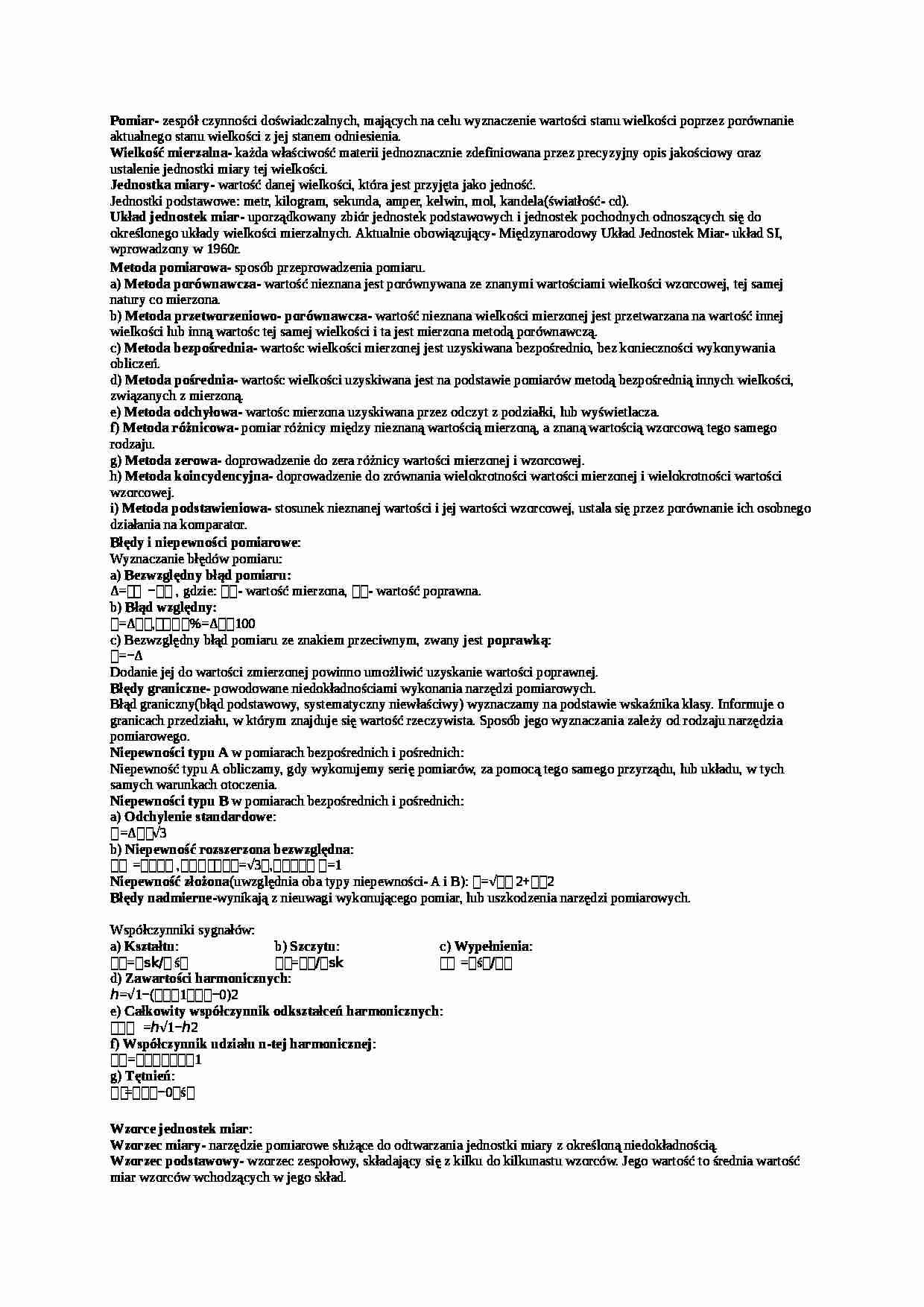 Metrologia - Kompendium wiedzy (2) - strona 1