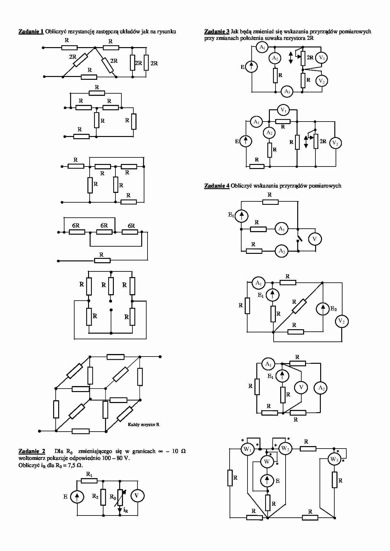 Teoria Obwodów-przykładowe zadania (2) - strona 1