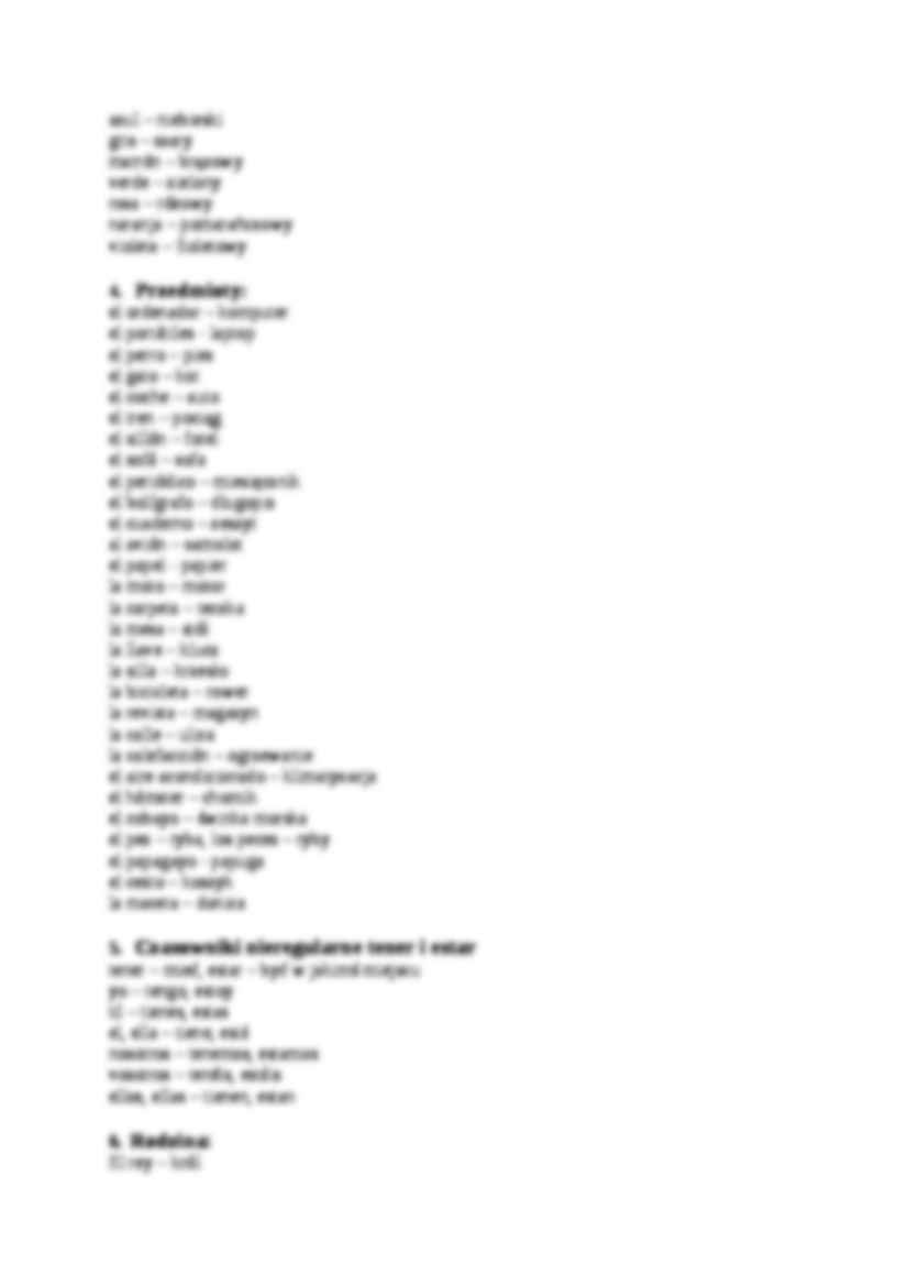 Arcoiris A1-A2 Unidad 2 słówka - strona 2