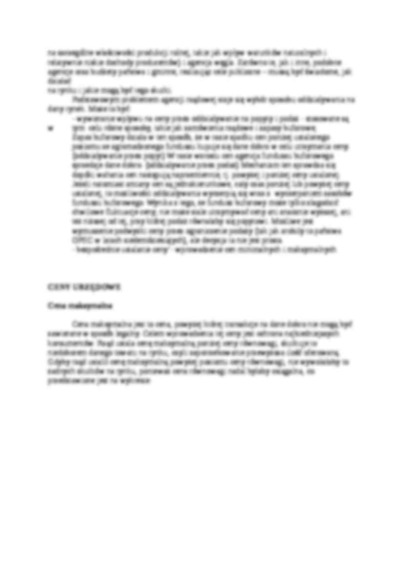 struktury rynku - regulacja cen - ćwiczenia (referat) - strona 3
