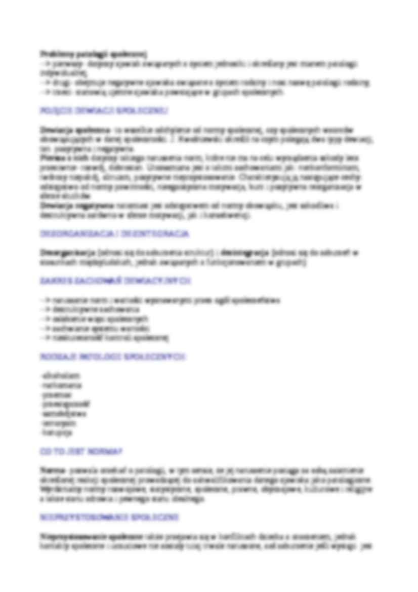 Patologie społeczne - opracowanie - strona 2