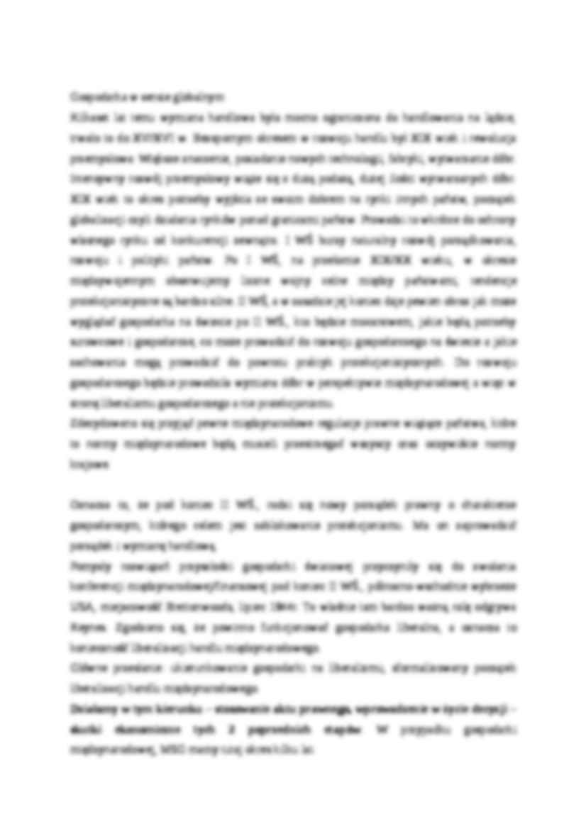 Międzynarodowe stosunki gospodarcze - strona 2