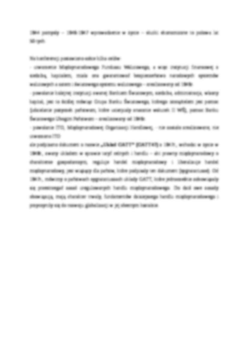 Międzynarodowe stosunki gospodarcze - strona 3