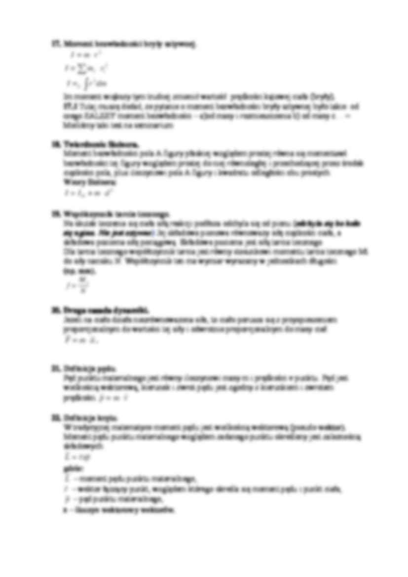 mechanika pytania inżynierka - strona 2