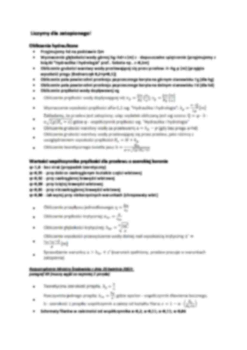 Betonowe budowle wodne notatki z ćwiczeń - strona 3