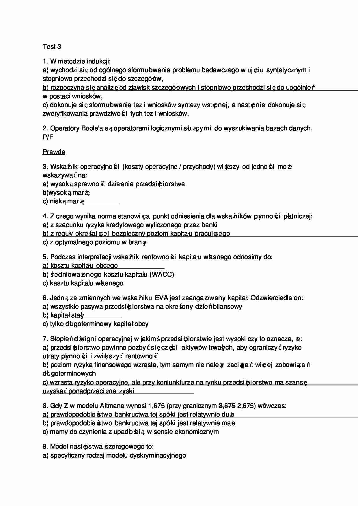 Analiza finansowa-wykłady termin 2 - strona 1