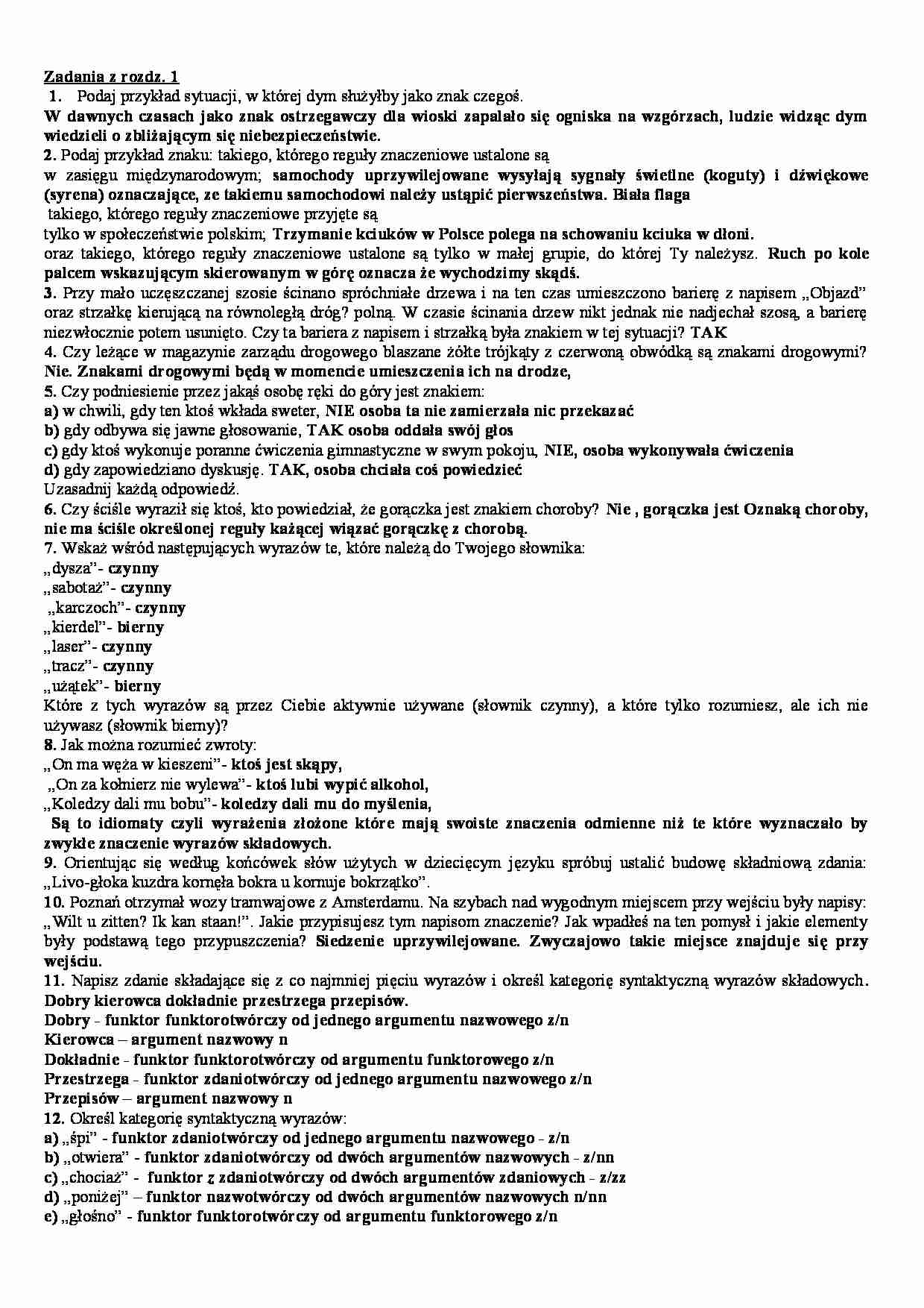 Zadania  Logika praktyczna - strona 1
