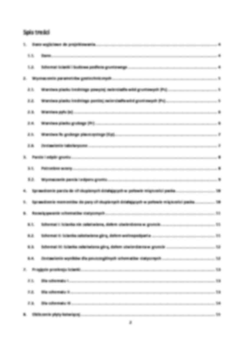 Projekt stalowej ścianki szczelnej - ćwiczenie 2 - strona 2