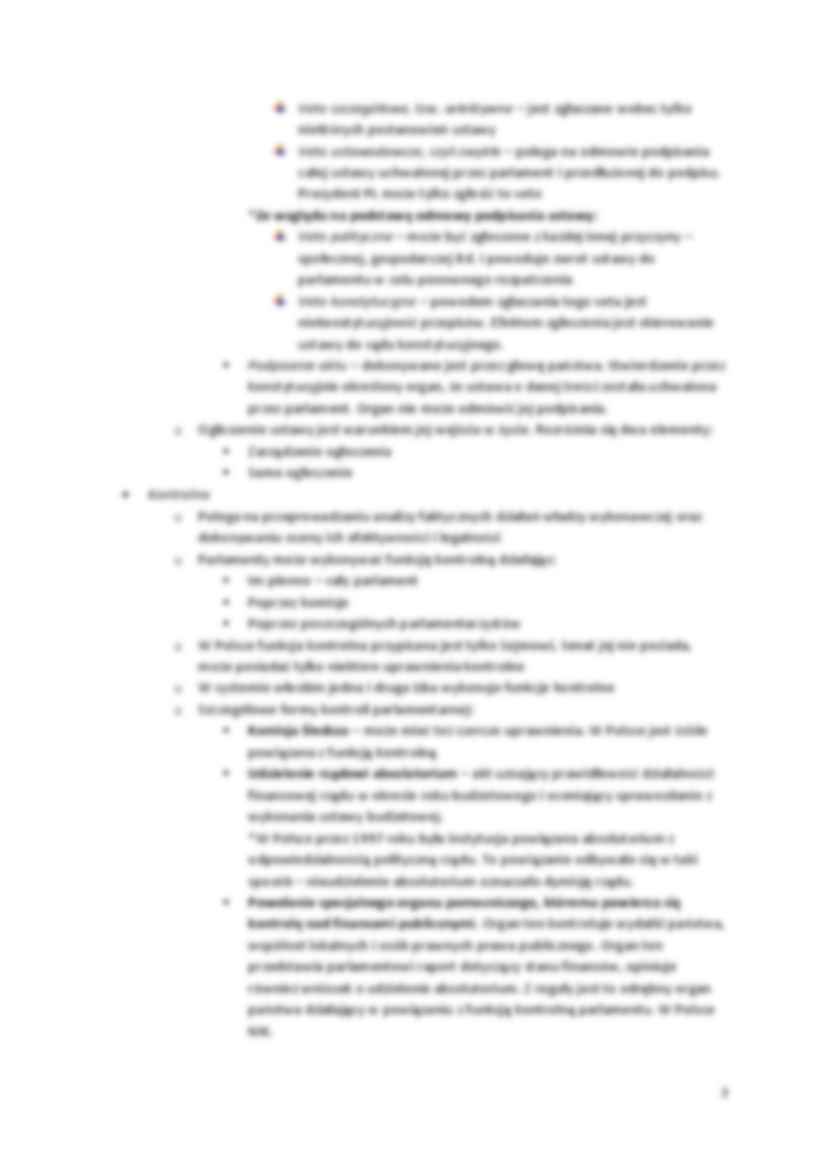 Tryb pracy parlamentu- Wykład - strona 3