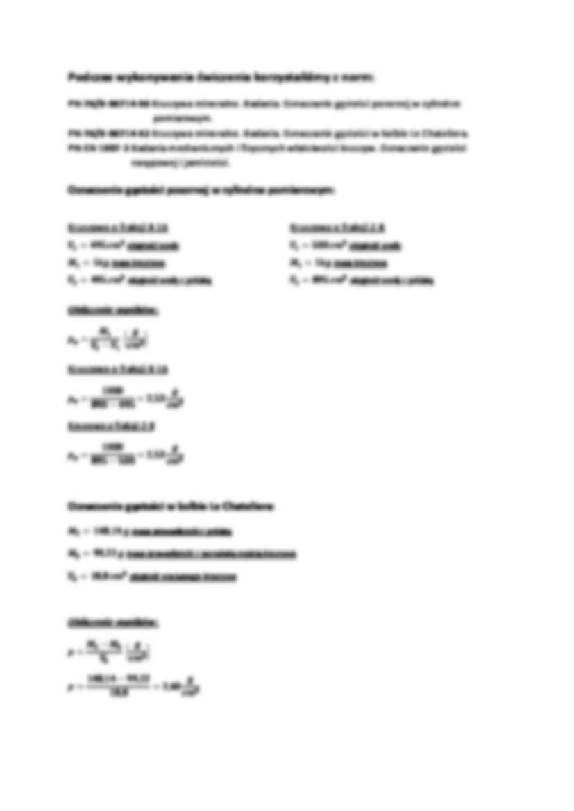 Technologia betonów i zapraw - ćwiczenie 4 - strona 2