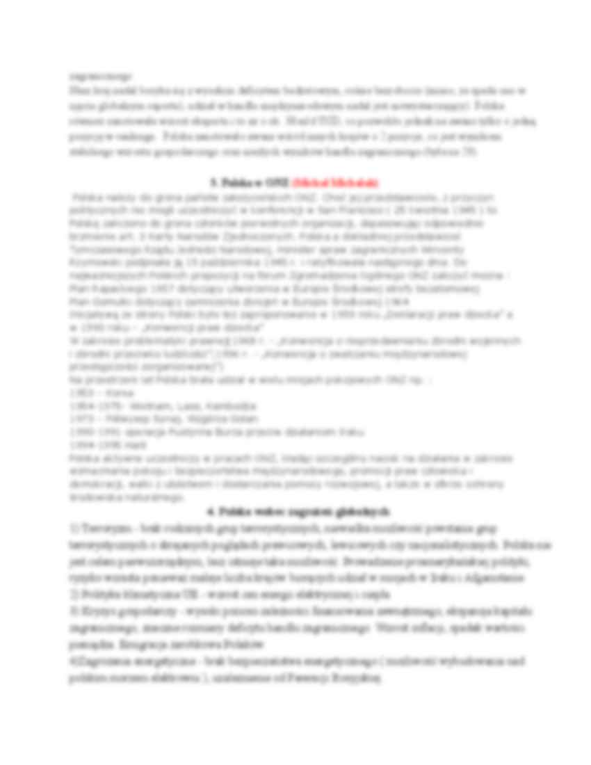 Polityka Zagraniczna Polski - zagadnienia - strona 2