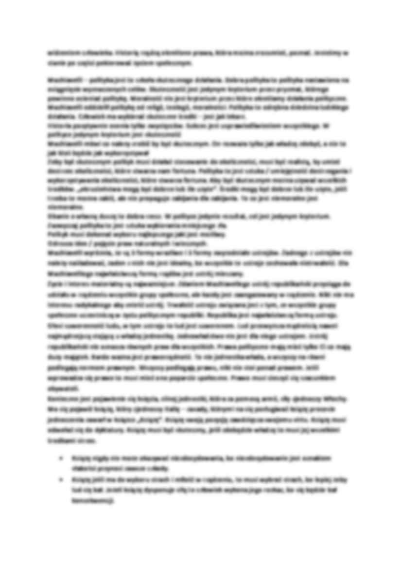 MACHIAVELLI- Wykład - strona 2