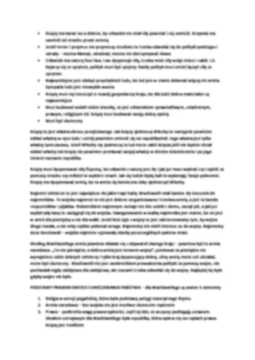MACHIAVELLI- Wykład - strona 3