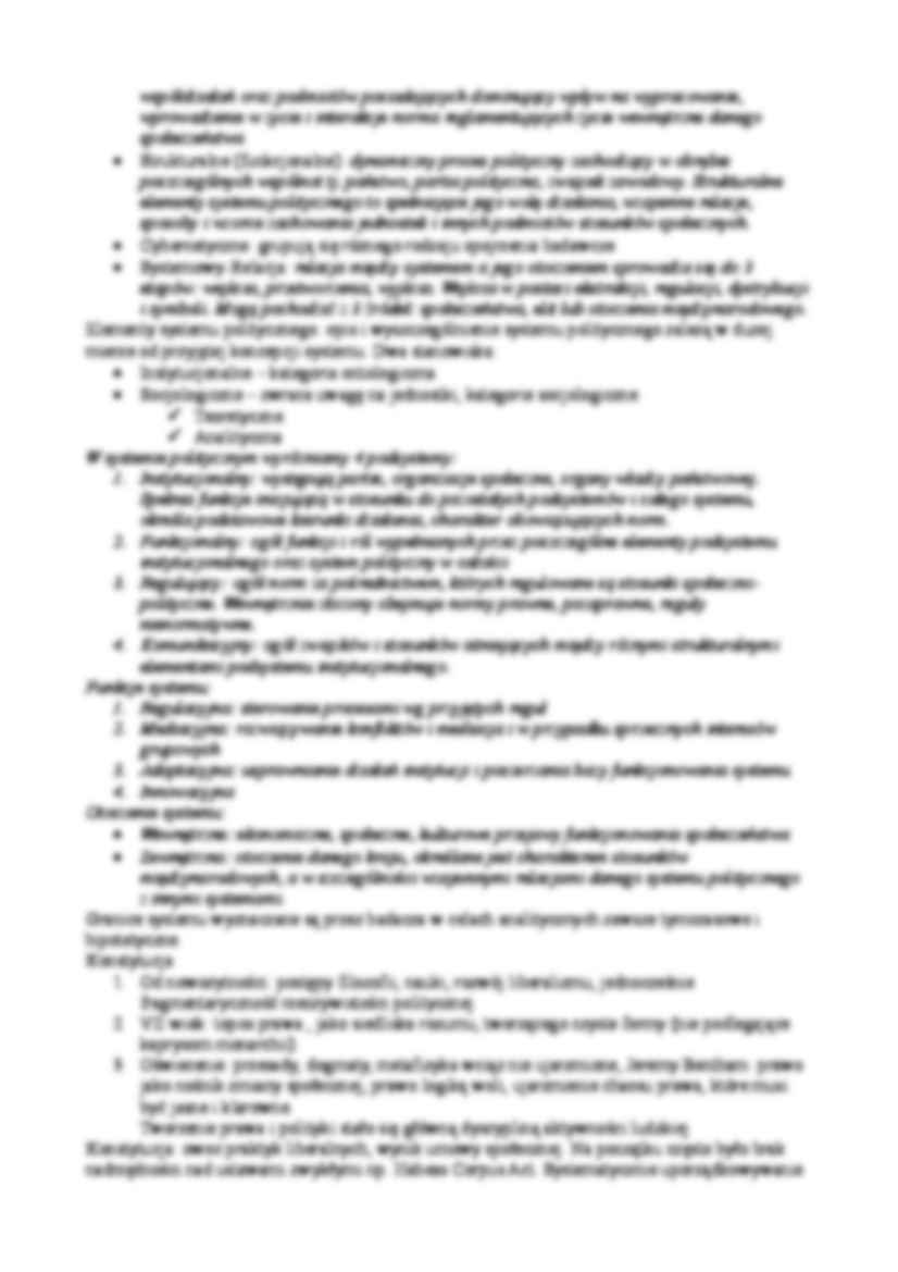 Współczesne Systemy Polityczne - 1 - strona 2