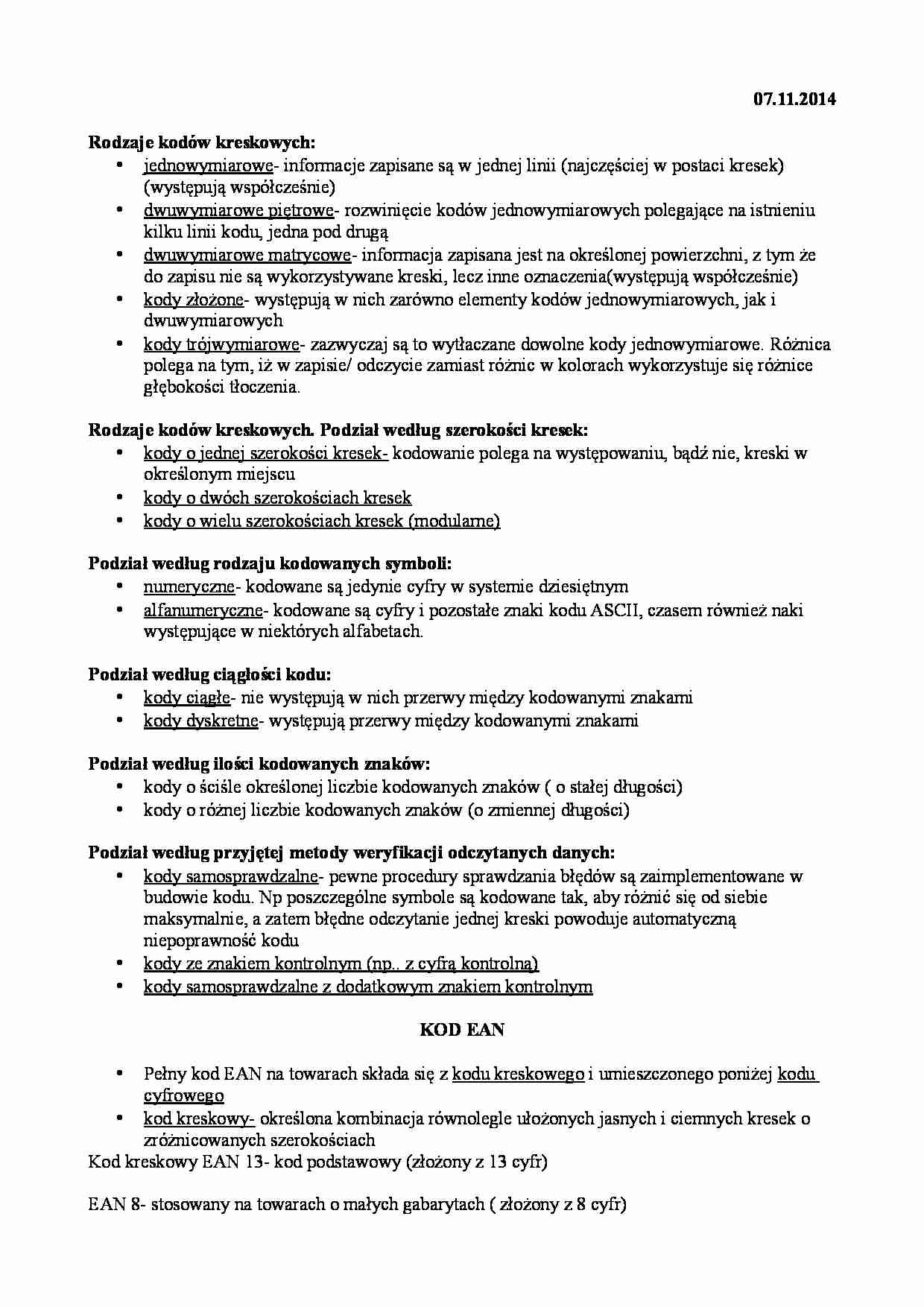 Wykład IV - strona 1