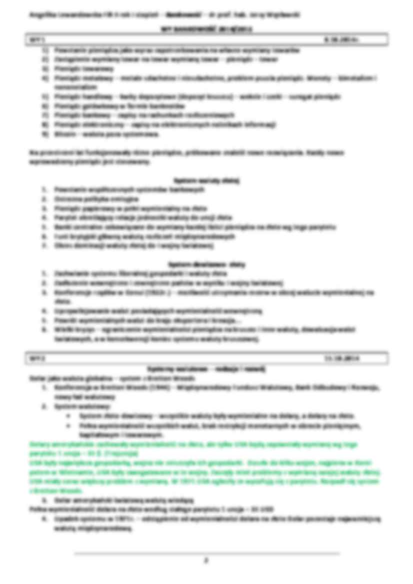 Bankowość - Wykłady - strona 2