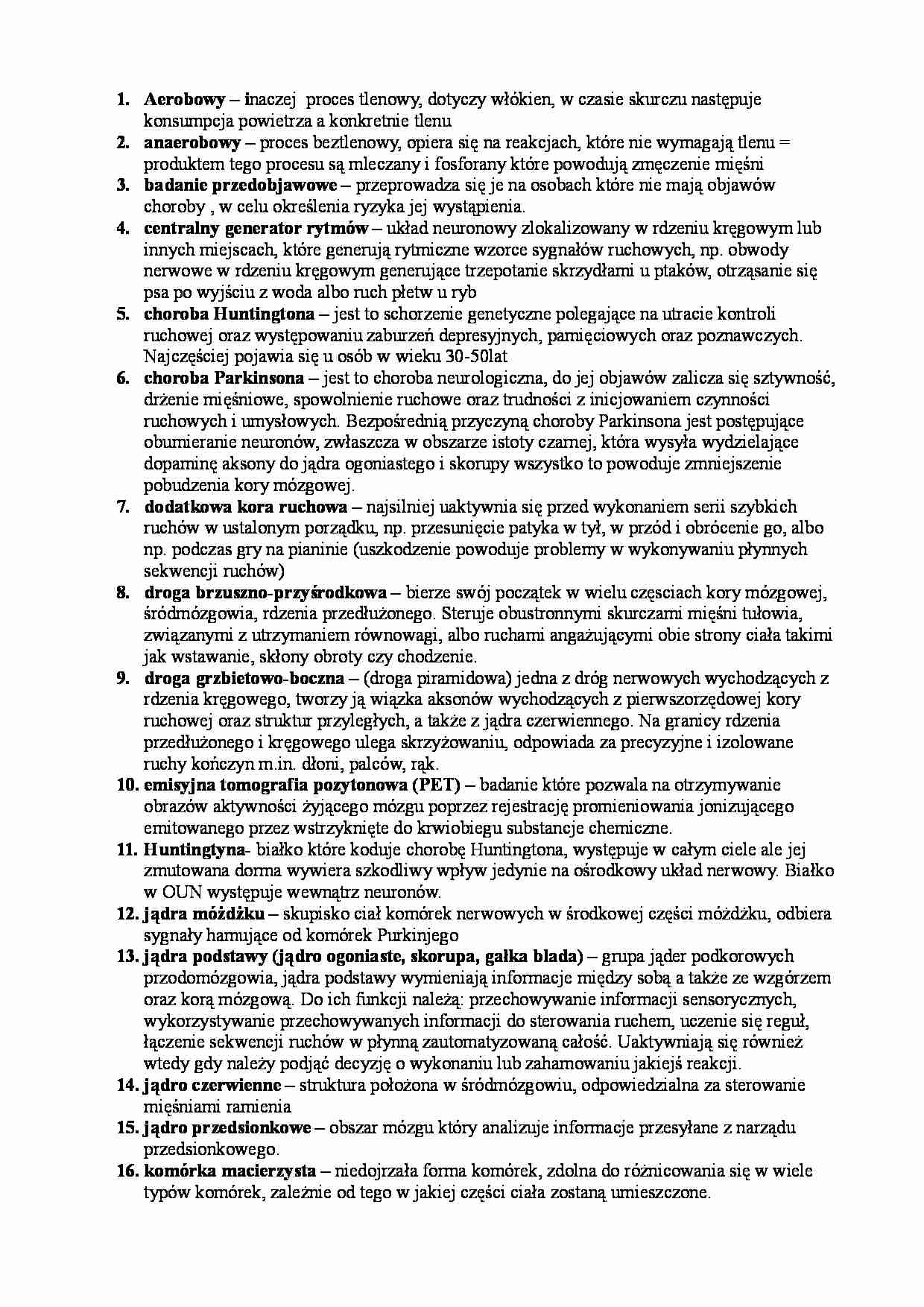 Biologiczne podstawy zachowań Kalat pojęcia  roz. 8 - strona 1