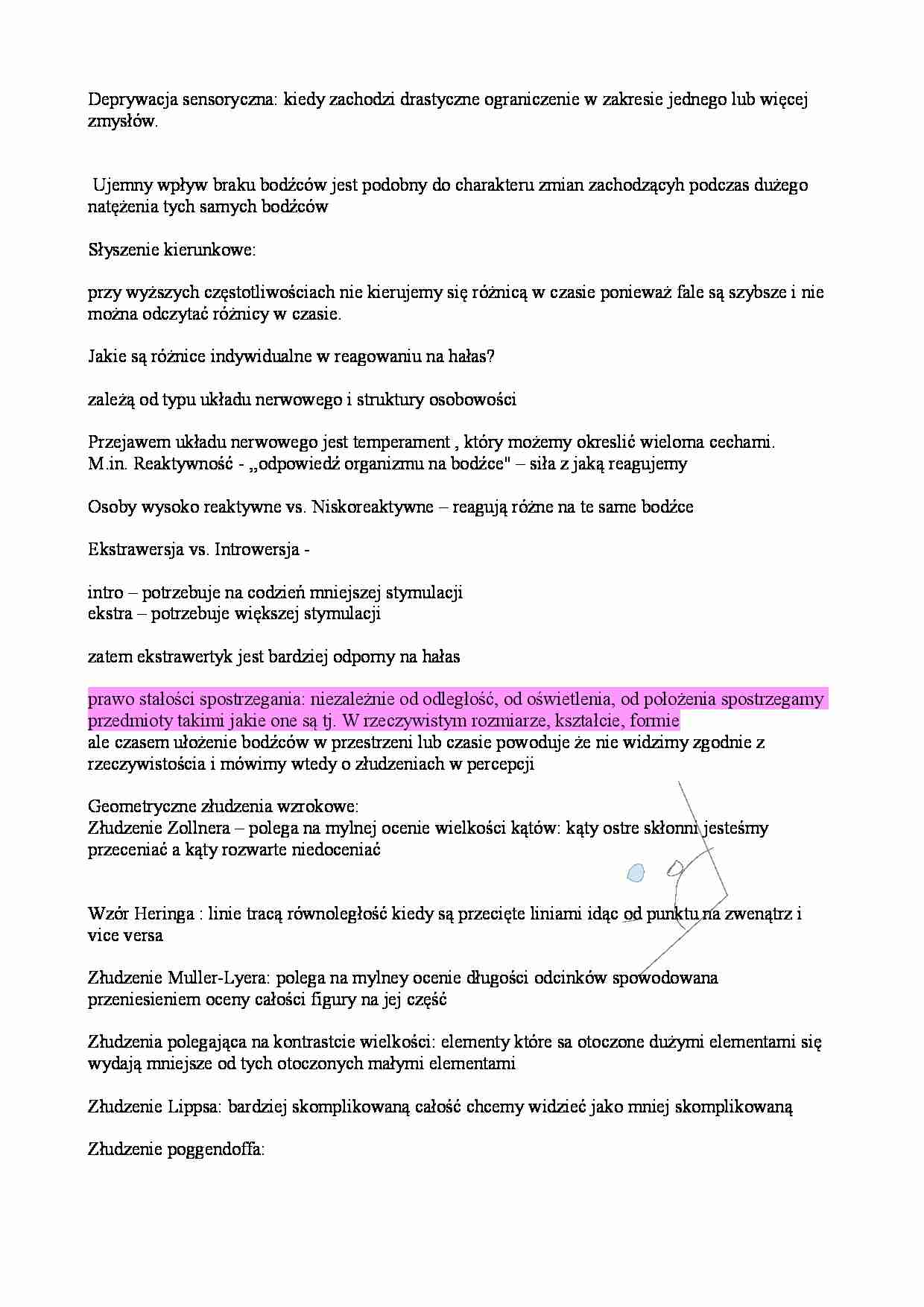 Procesy poznawcze II - strona 1