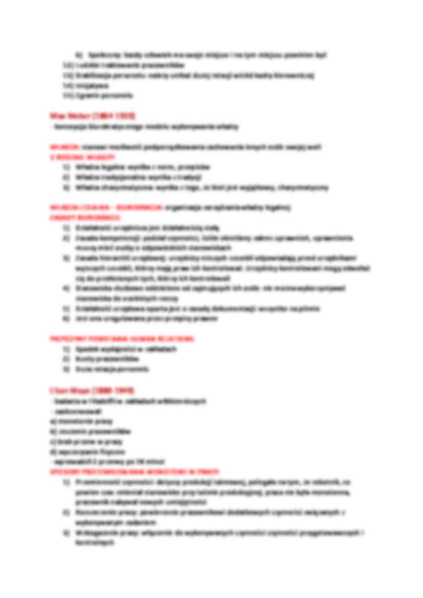 Zarządzanie i organizacja - wykłady - strona 3