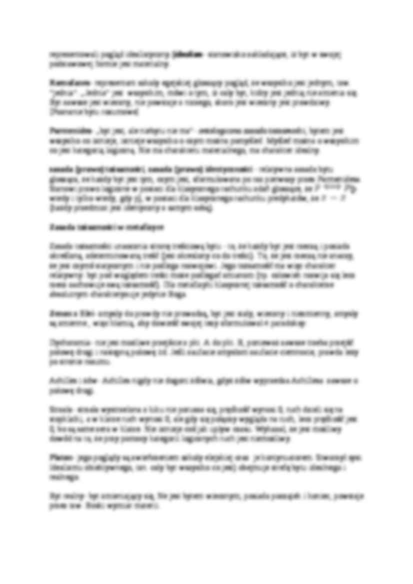 Filozofia. Opracowanie tez egzaminacyjnych u profesora Mikołajczyka - strona 3