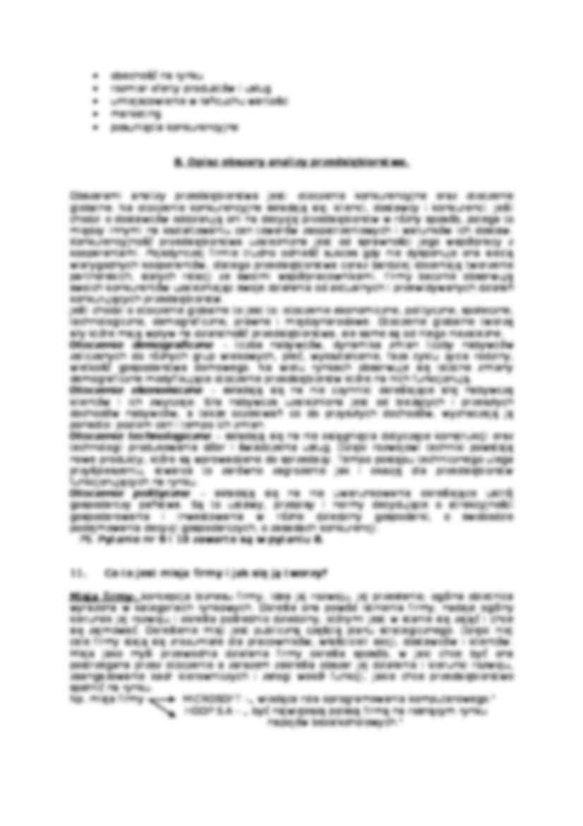 Zarządzanie strategiczne - 29 zagadnień - strona 3