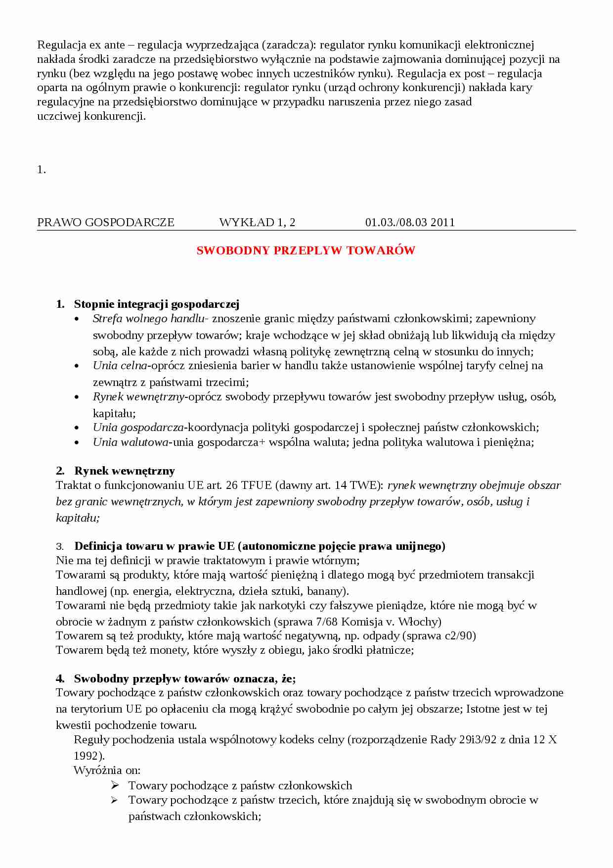 Prawo gospodarcze UE - strona 1