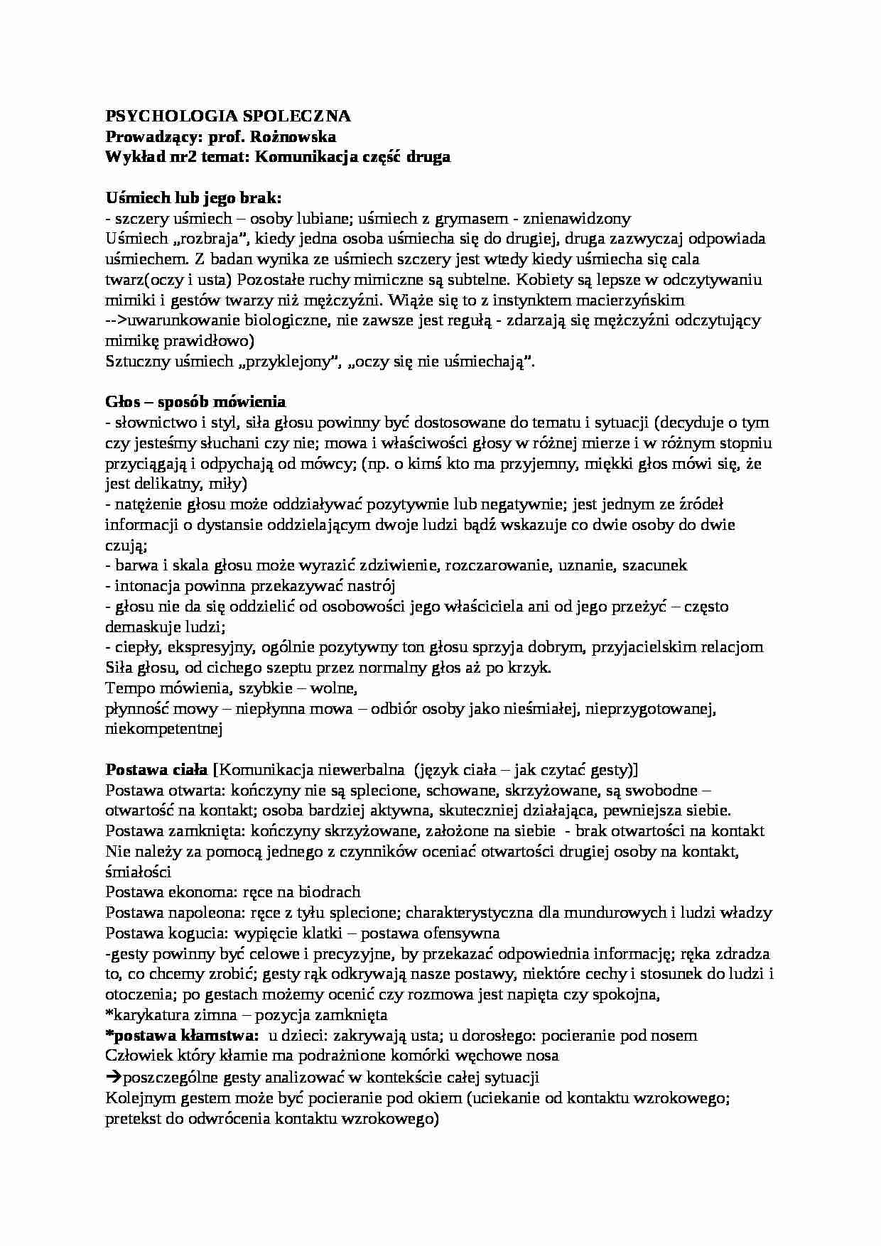 Psychologia społeczna - Akademia Pomorska - strona 1