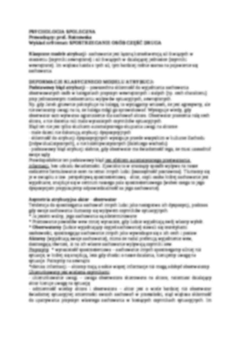 Psychologia społeczna - Akademia Pomorska - strona 3