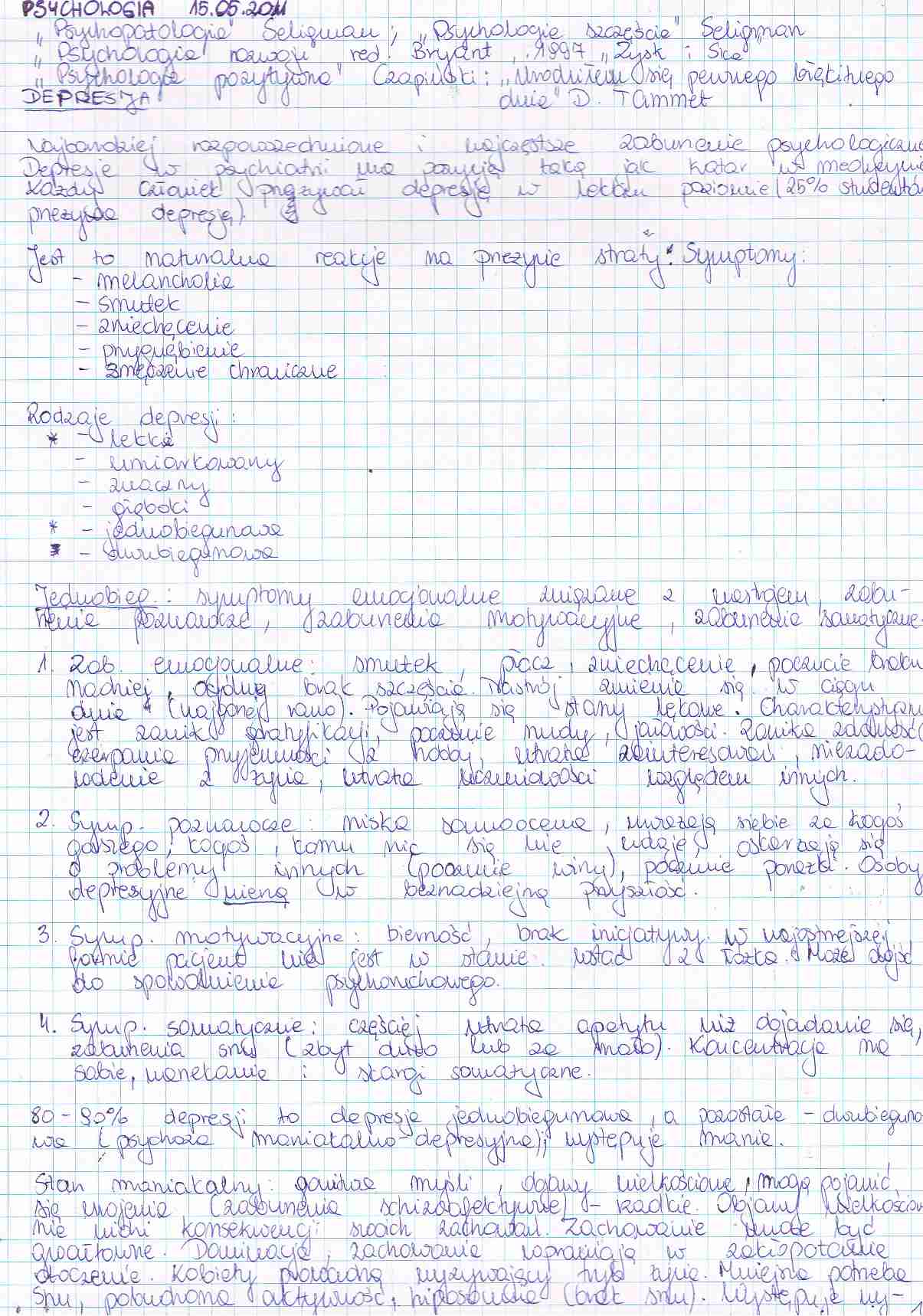 wykłady z psychologii - strona 1