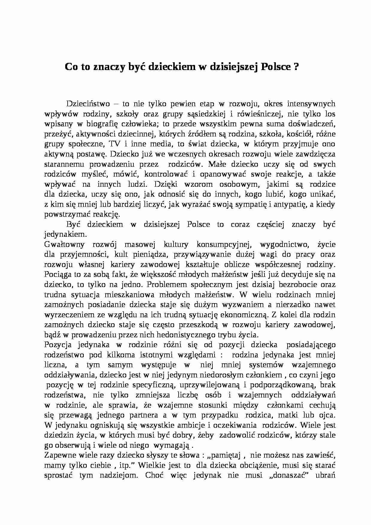 zbiorowa notatka z pedagogiki w opisie tematy - strona 1