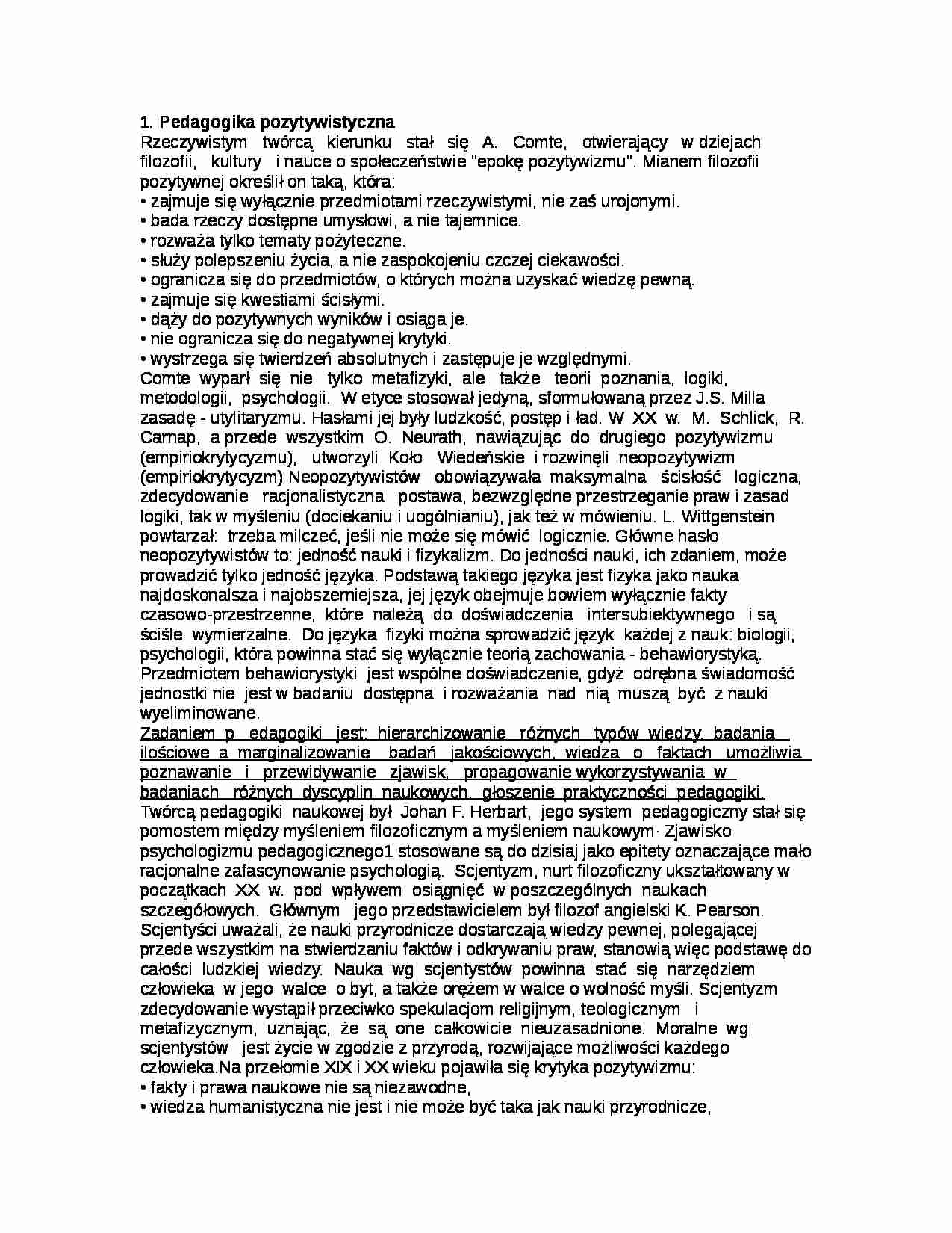 Pedagogika - Wpływ choroby na funkcje rodziny  - strona 1