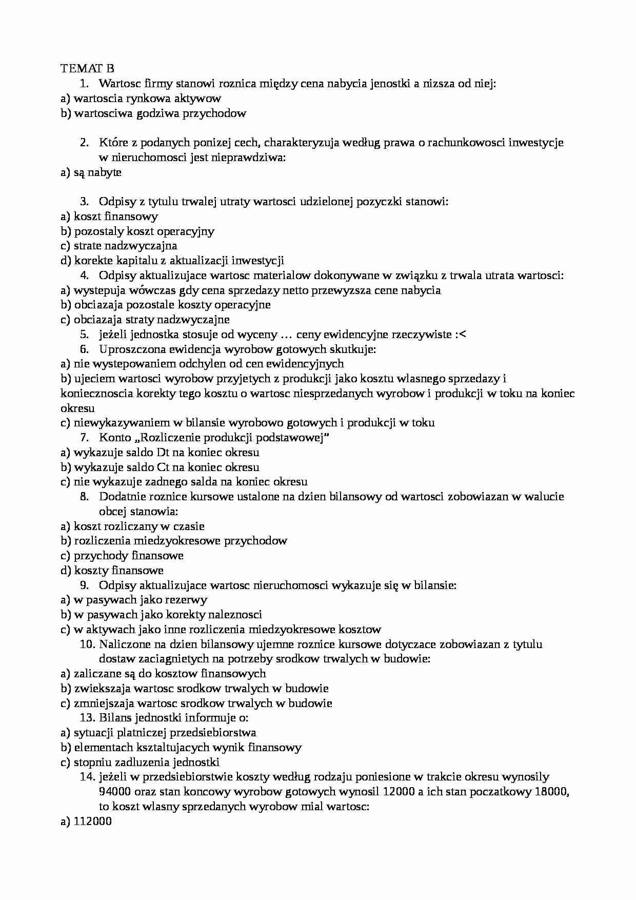 Rachunkowość fiansowa - strona 1